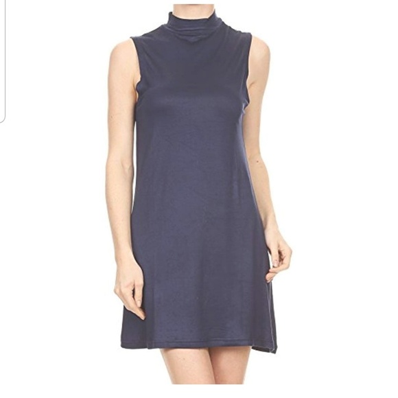 Summer dress turtlenecks light soft mini - Picture 2 of 4